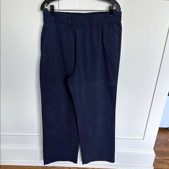J. Crew Pants - J Crew Women’s Tall SzL Navy Pants with elastic waist